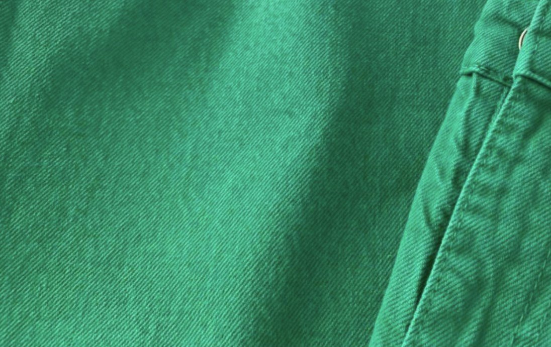 Green Jean Fabric