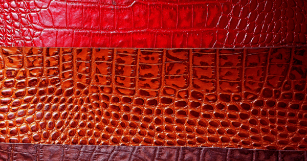 Croc Patterned Leather