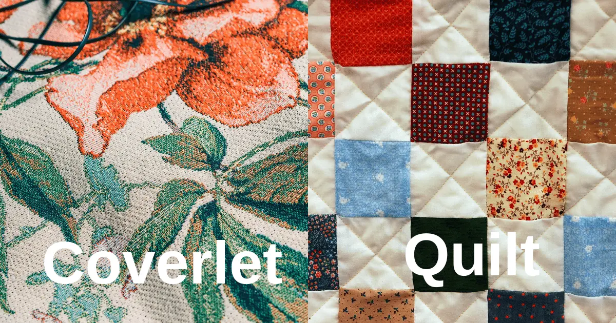 Coverlet and Quilt